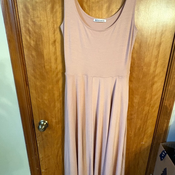 Reformation Rou Knit Blush  Dress - Picture 1 of 5